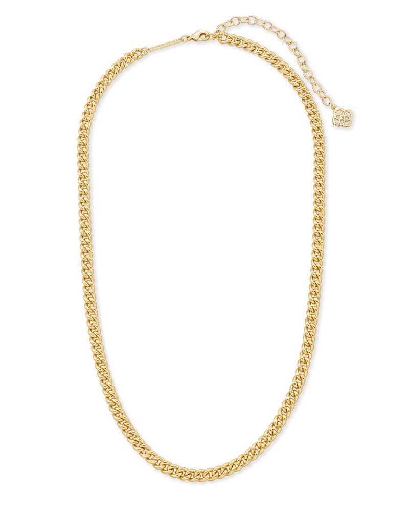 Ace Chain Necklace in Gold image number 2